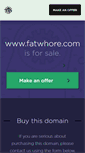 Mobile Screenshot of fatwhore.com